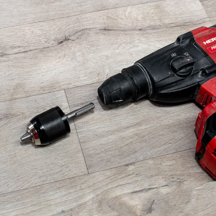 Adapter SDS-plus / ½ʺ- 20 UNF HERMAN DC-80 Für SDS-plus-Bohrhämmer