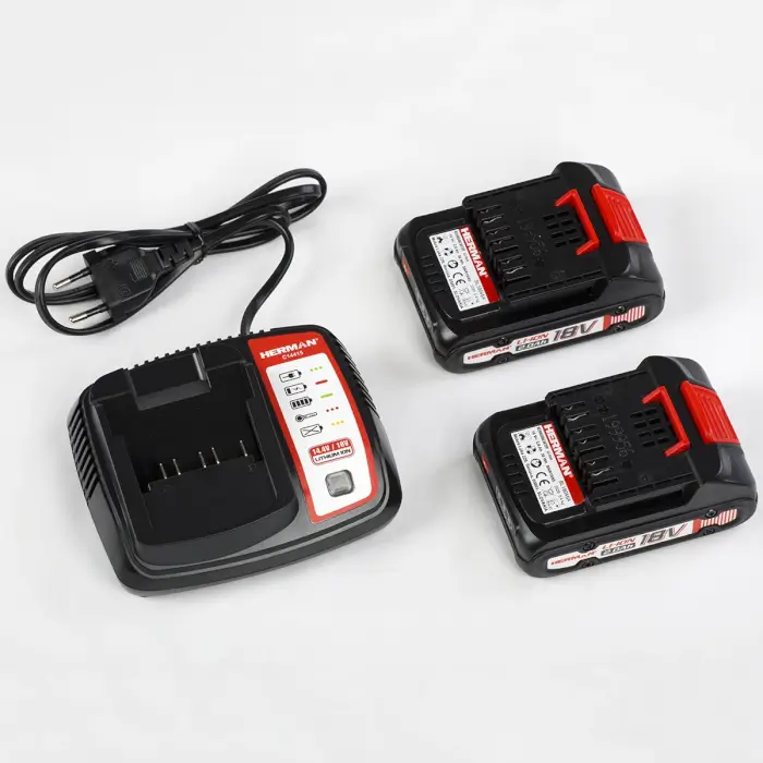 Akumulátorový skrutkovač HERMAN AXS 1802 18,0 V | s príklepom | Komplet 144182002