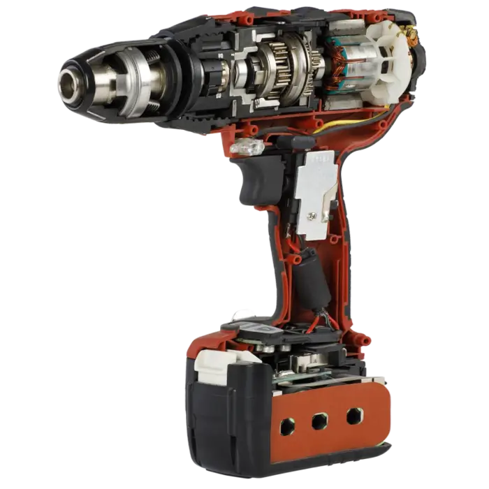 Akumulátorový skrutkovač HERMAN AXSP 1440 14,4 V | s príklepom | Komplet 144144004