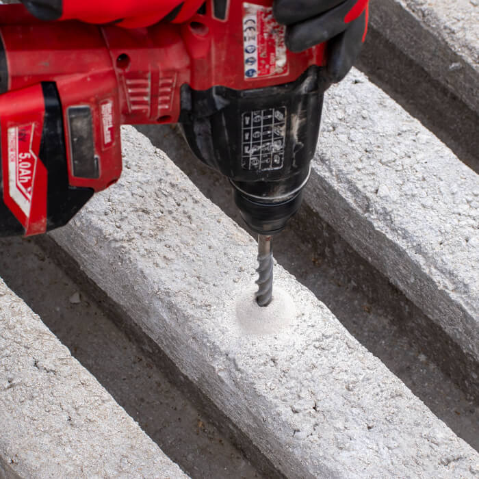 SDS-plus-Bohrer HERMAN DC-21 Triton Für Baustoffe