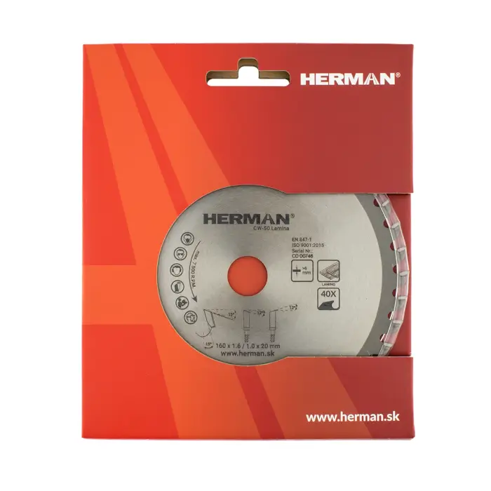 Kreissägenblatt HERMAN CW-50 Lamina Laminatböden ab 6mm