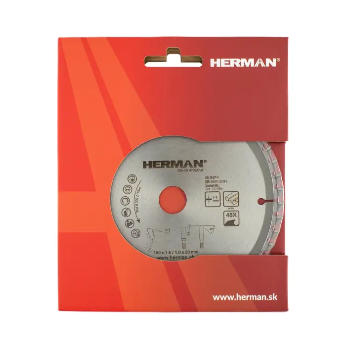 Kreissägenblatt HERMAN CX-30 AlCuCut Buntmetalle 1 - 10mm