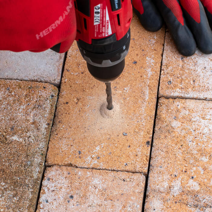 Klassischer Steinbohrer HERMAN DC-50 Classic Für Ziegel und Mauerwerk