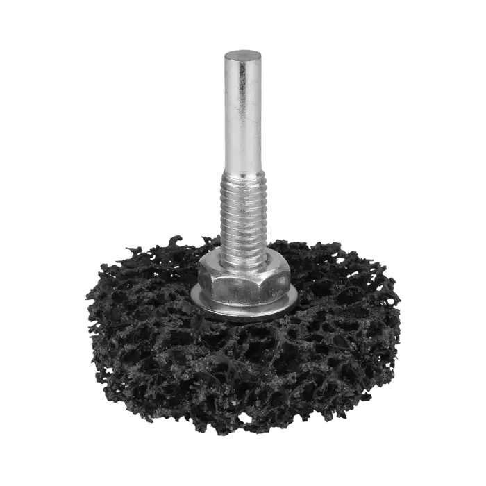 Reinigungsscheibe am Schaft HERMAN FWK-10/S Dragon Black 50x13x6mm | STRIP-IT + SiC