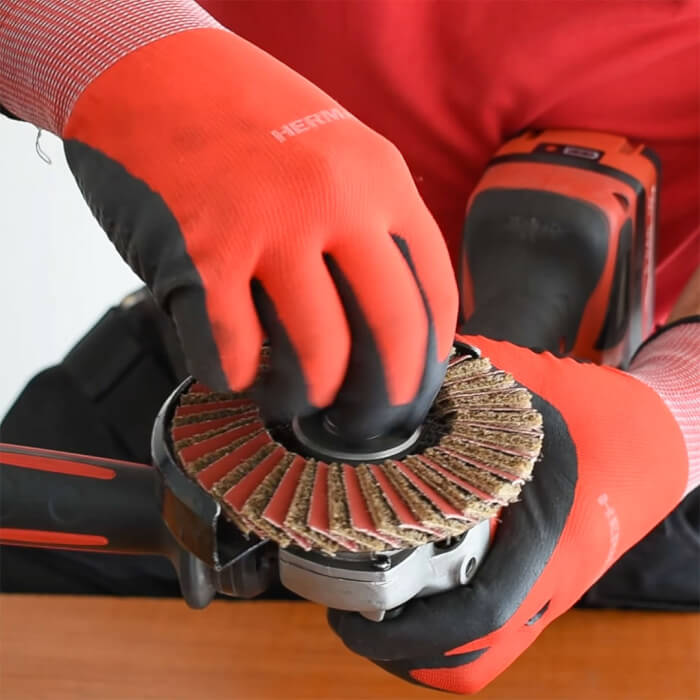 Satz von kombinierten Lamellenscheiben HERMAN QL-70 Testsatz für Edelstahl