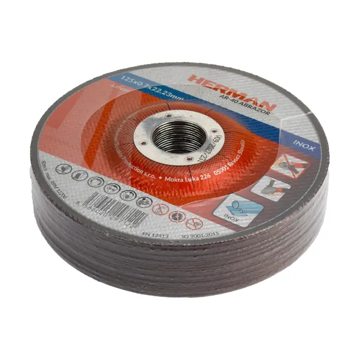 Trennscheibe HERMAN AR-40 Abrasor Für Edelstahl | Gekröpft