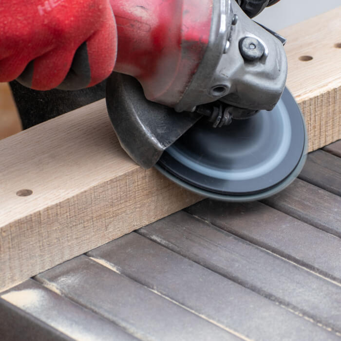 Fiberschleifscheibe HERMAN FX-10 Für nichtrostende und legierte Stähle