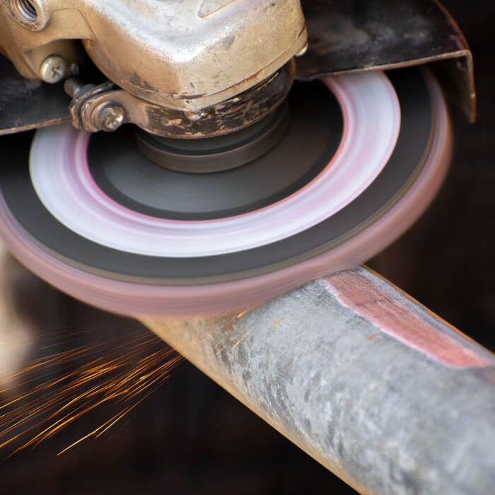 Lamellenscheibe - Keramikkorn HERMAN LX-10 Area Für rostfreie und legierte Stähle