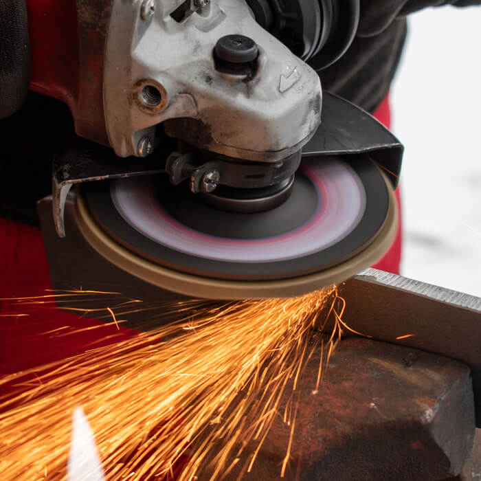 Lamellenscheibe - Korundkorn HERMAN LS-10-Area Für Stahl