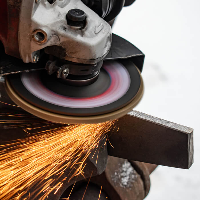 Lamellenscheibe - Korundkorn HERMAN LS-10-Area Für Stahl