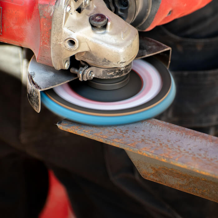 Fächerscheibe aus Schleifvlies HERMAN LW-10 Area Für Stahl, Edelstahl und Buntmetalle