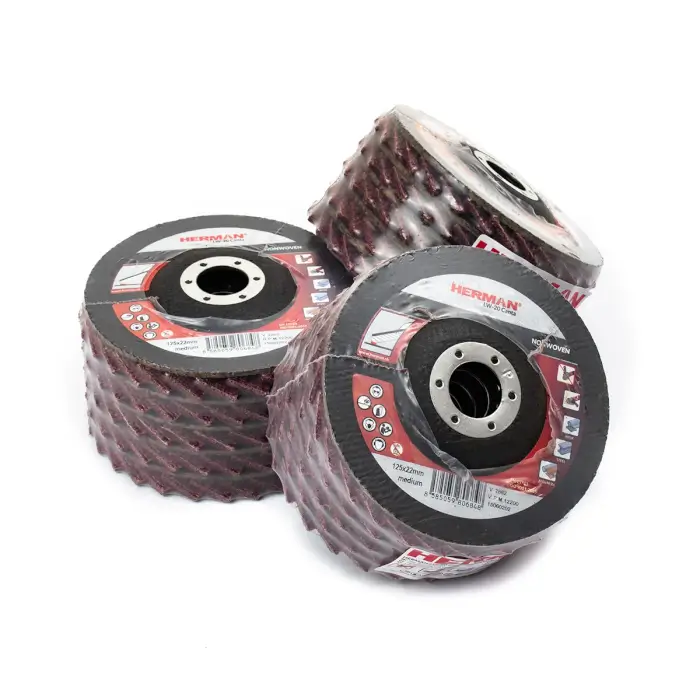 Fächerscheibe aus Schleifvlies HERMAN LW-20 Canta Für Stahl, Edelstahl und Buntmetalle
