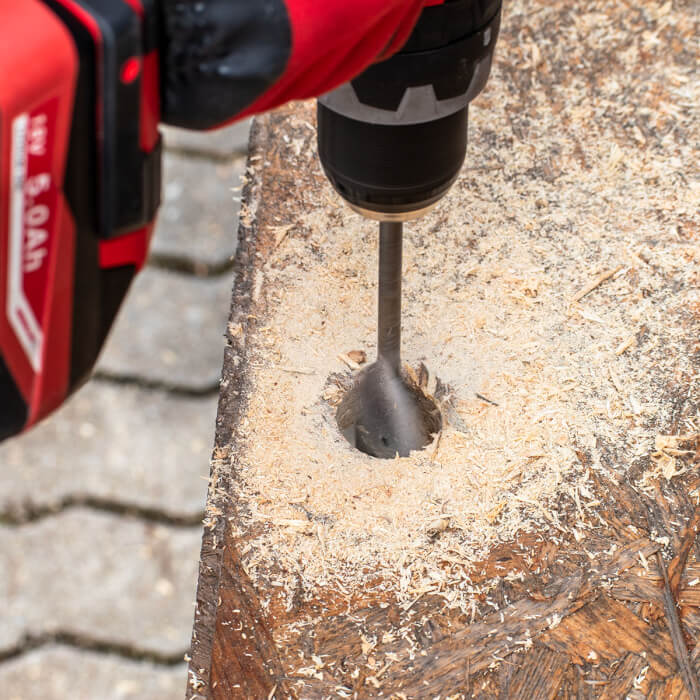 Flacher Holzbohrer Satz HERMAN QDW-30 6 Stück Bohrer im Set