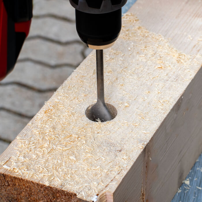 Flacher Holzbohrer Satz HERMAN QDW-30 6 Stück Bohrer im Set