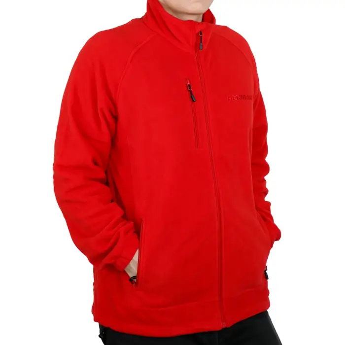 Fleece-Sweatshirt HERMAN BHADRA, rot L