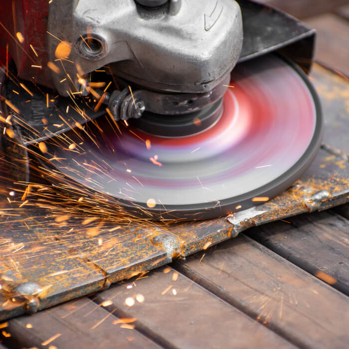 Schleifscheibe HERMAN GS-40 Double Doppelschicht für Stahl