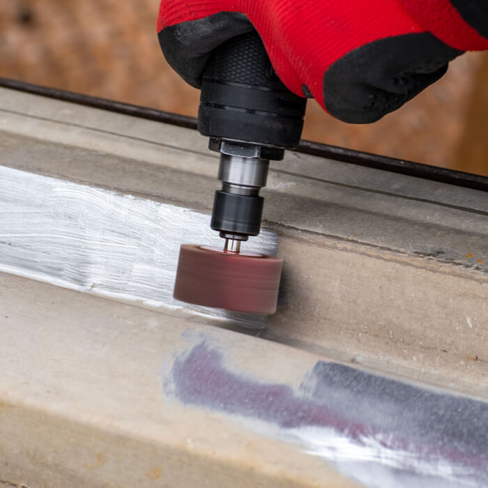 Schleifscheibe auf Schaft HERMAN FWX-10/S Schleifmittel: Keramik