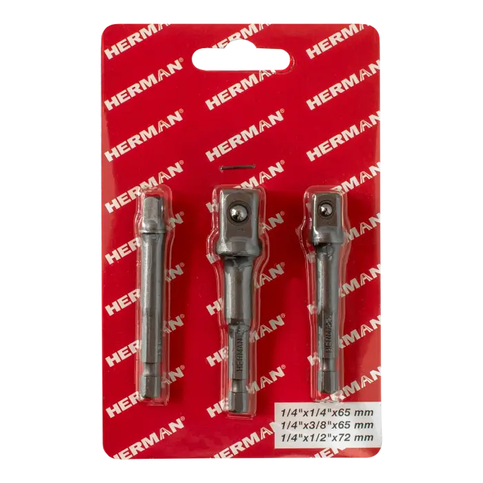 Adaptersatz HERMAN QSW-83 3 Stück im Satz | für Steckschlüssel