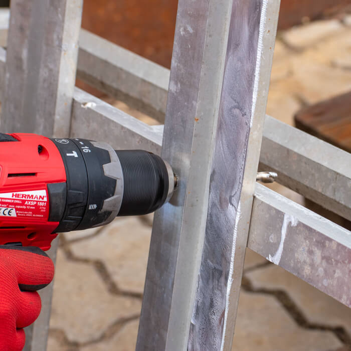 Metallbohrer DIN 338 HERMAN DM-40 HSS-E Co5% Mit quer geschnittener Spitze