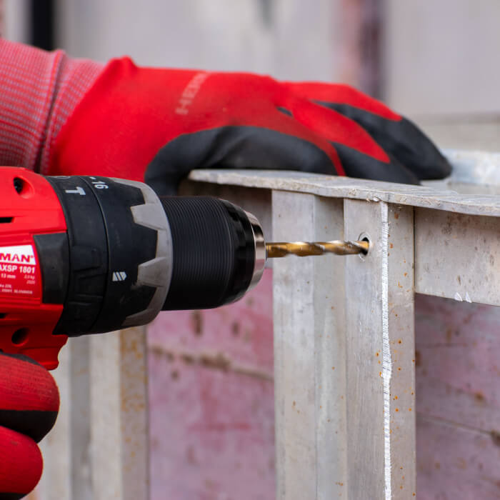 Metallbohrer HERMAN DM-30 HSS-G TiN Für Stahl, Gusseisen und Bronze