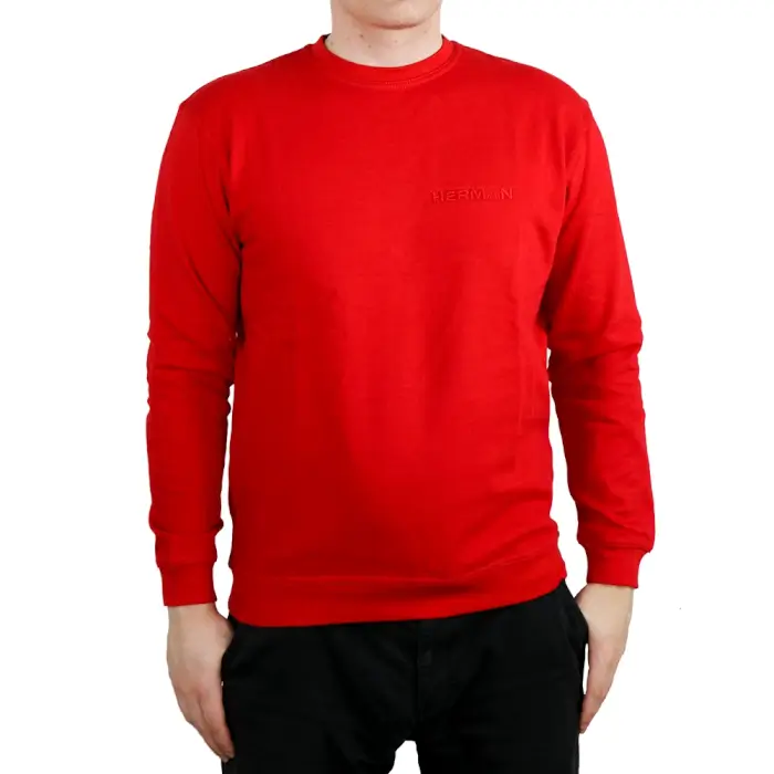 Arbeits-Sweatshirt HERMAN TOURS, rot XL