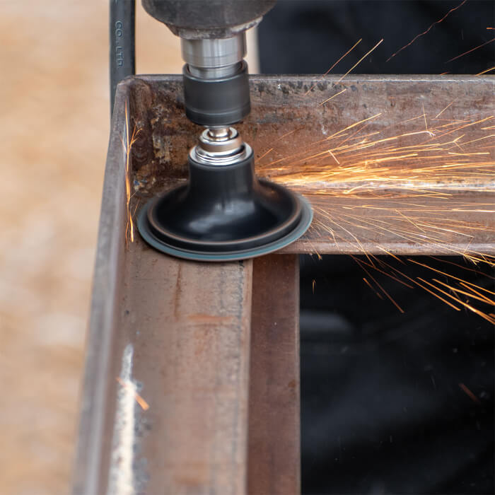 Fiberschleifscheibe Quick Change HERMAN MFS-10/QC-RS Schleifmittel: Korund