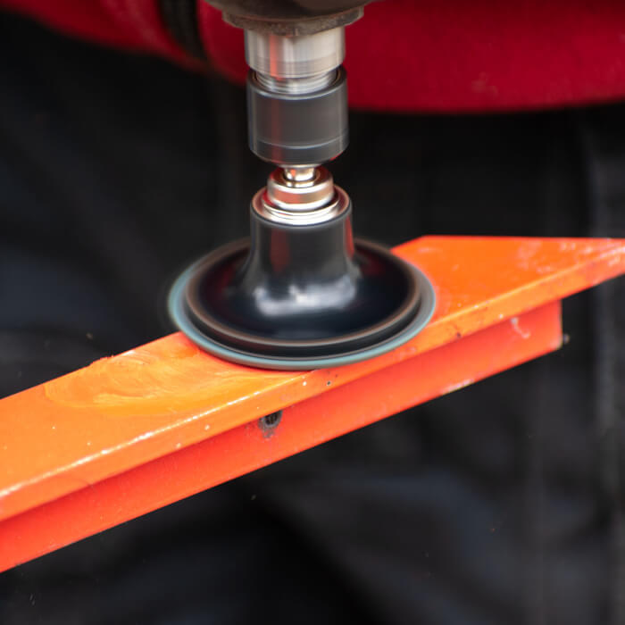 Fiberschleifscheibe Quick Change HERMAN MFS-10/QC-RS Schleifmittel: Korund