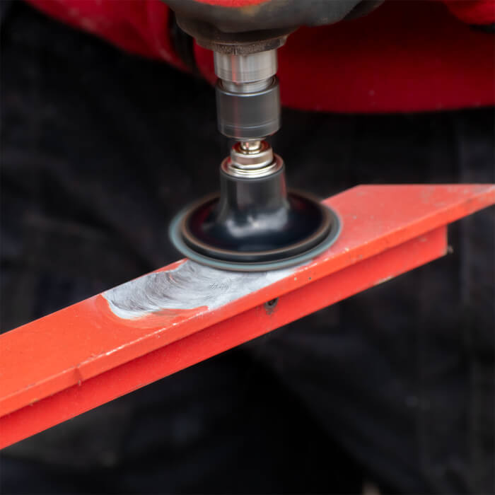 Fiberschleifscheibe Quick Change HERMAN MFS-10/QC-RS Schleifmittel: Korund