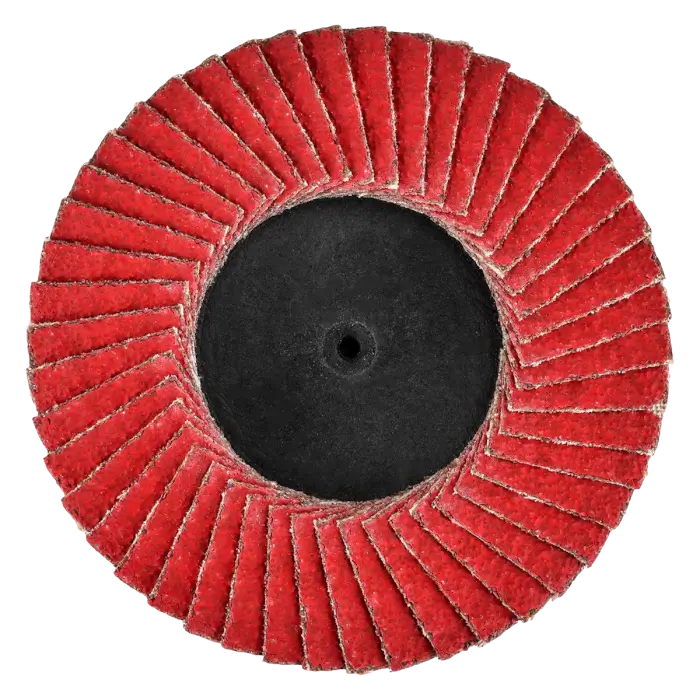 Lamellenscheibe Quick Change HERMAN MLX-10/QC-RS Schleifmittel: Keramik