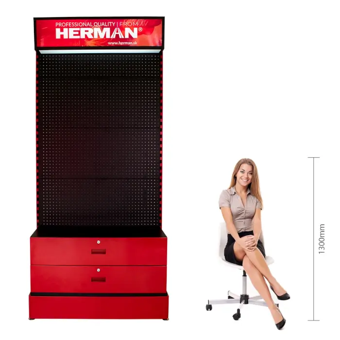 Verkaufsstand Panel MODUL SS-P / O 640+ Stück HERMAN Produkte