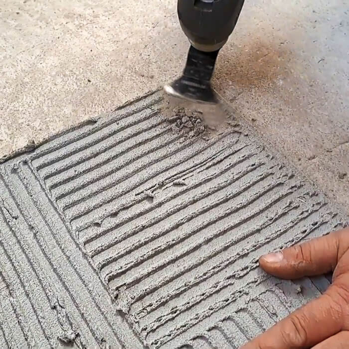 Schaber für Akku-Multi-Cutter HERMAN MW-07 Auskratzen der Fugen