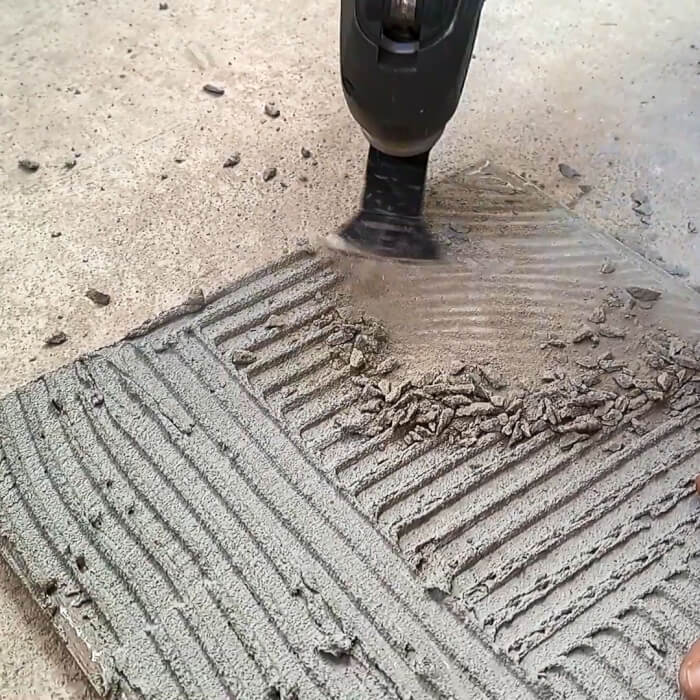 Schaber für Akku-Multi-Cutter HERMAN MW-07 Auskratzen der Fugen