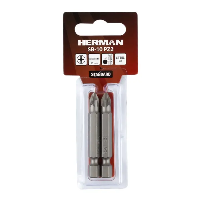 Schrauberbit Classic HERMAN SB-10 PZ PZ2/50mm
