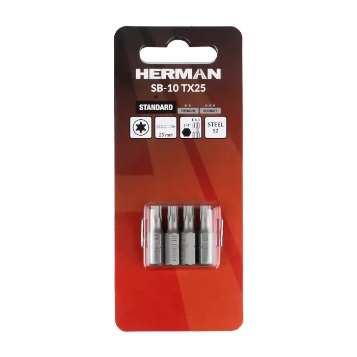Schrauberbit Classic HERMAN SB-10 TX TX25/25mm