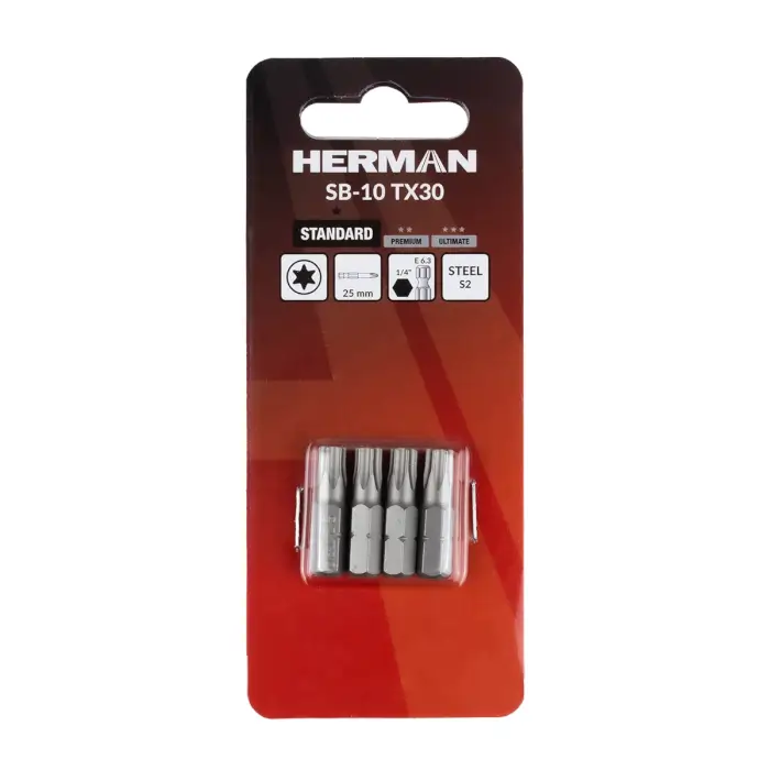 Schrauberbit Classic HERMAN SB-10 TX TX30/25mm