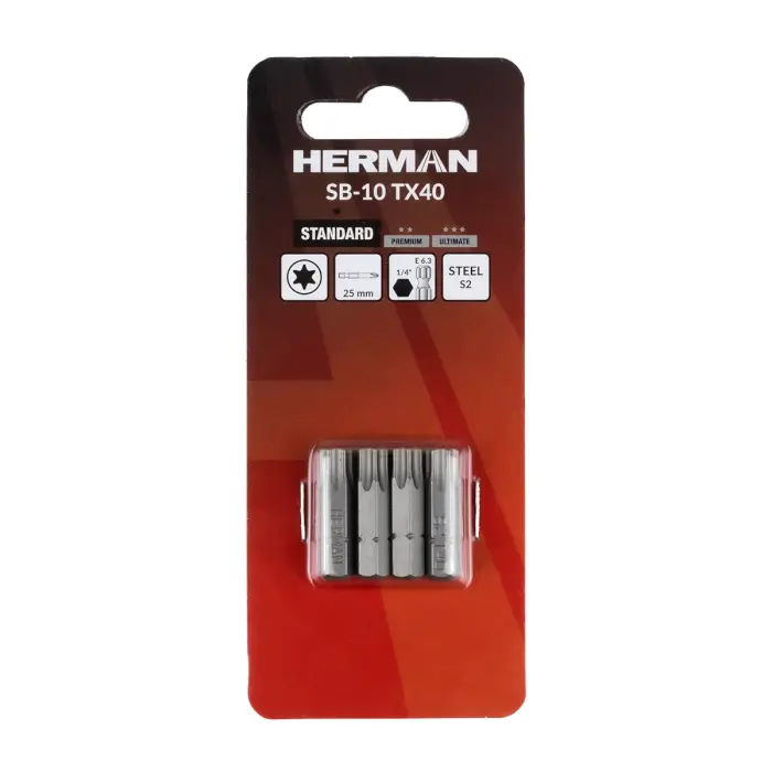 Schrauberbit Classic HERMAN SB-10 TX TX40/25mm