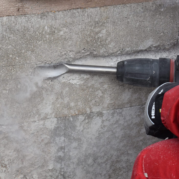 SDS-max Meißel HERMAN MH-30 Hollow Hohl für Nuten in Beton und Mauerwerk