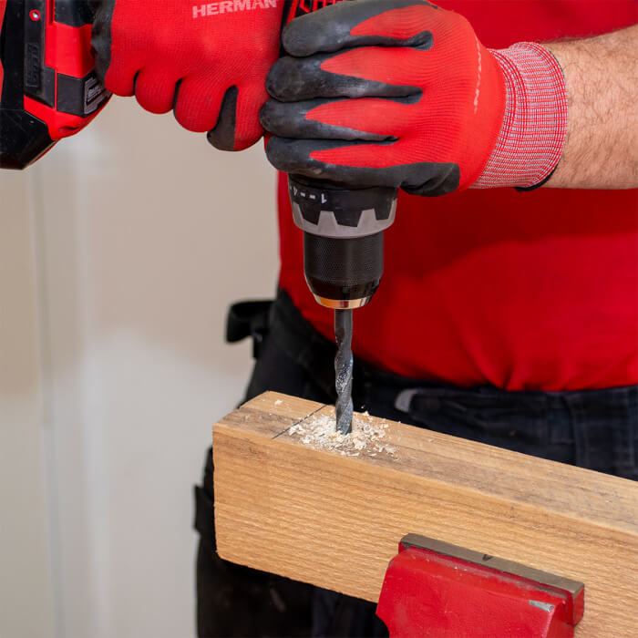 Satz Metall-Bohrer DIN 338 HERMAN QDM-19 HSS-R 6 Stück Bohrer im Set