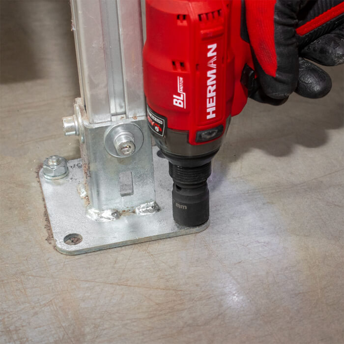 Satz Steckschlüssel HERMAN QSW-70 Impact, ½" Vierkant, kurz