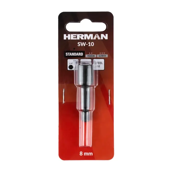 Steckschlüssel Classic HERMAN SW-10 8x45mm