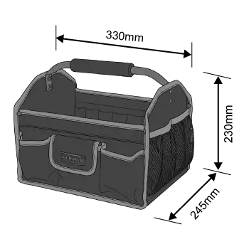 Werkzeugtasche HERMAN PB-45 ToolBag Für den täglichen Gebrauch
