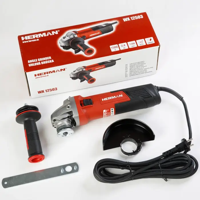 Uhlová brúska HERMAN WX 12503 125 mm | 1500 W 130125003