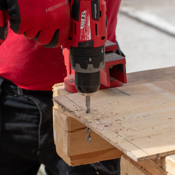 Holzbohrer Satz HERMAN QDW-11 7 Bohrer im Satz