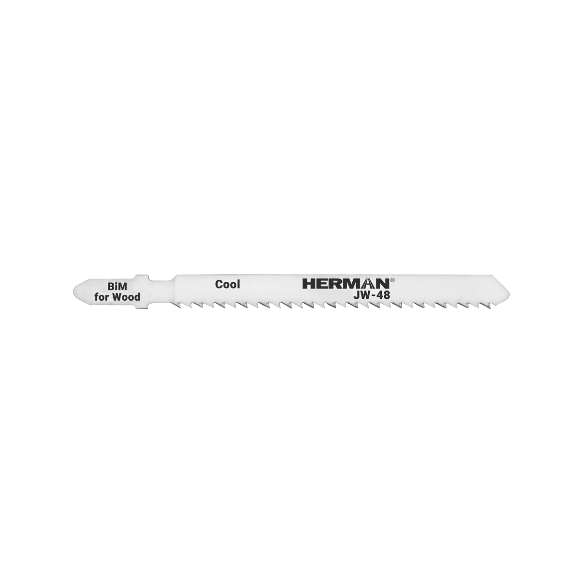 Stichsägeblatt HERMAN JW-48 Cool Hartholz und Laminat 3–45mm