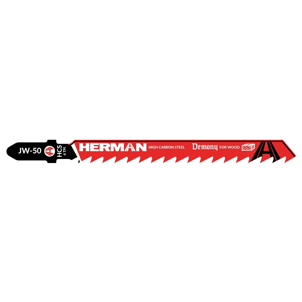 Stichsägeblatt HERMAN JW-50 Demony Weichholz 5-50mm