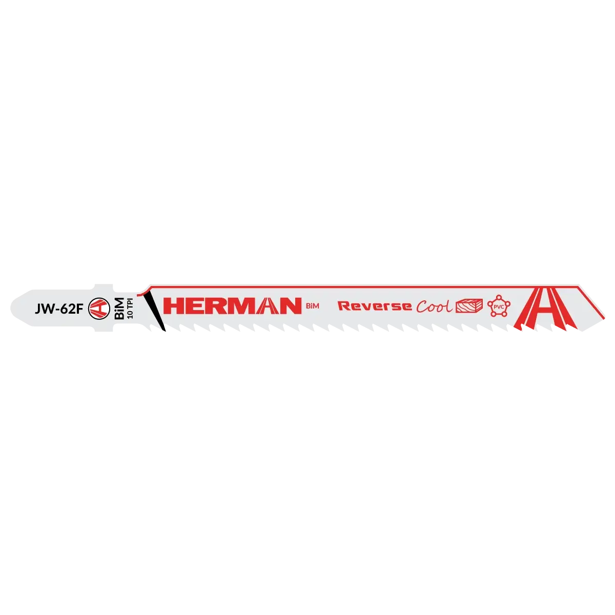 Stichsägeblatt HERMAN JW-62F Reverse Cool Holz 3-50mm