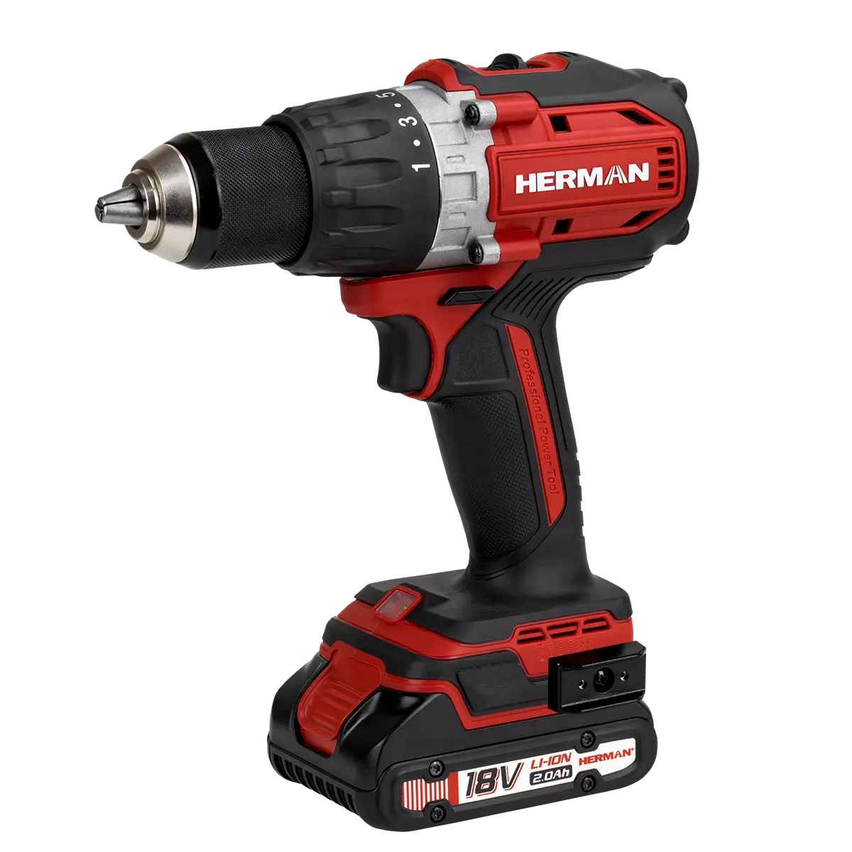 Akku-schlagbohrschrauber HERMAN AXSP-1803 | 18,0 V 2Ah | Komplett | Garantie: 3 Jahren